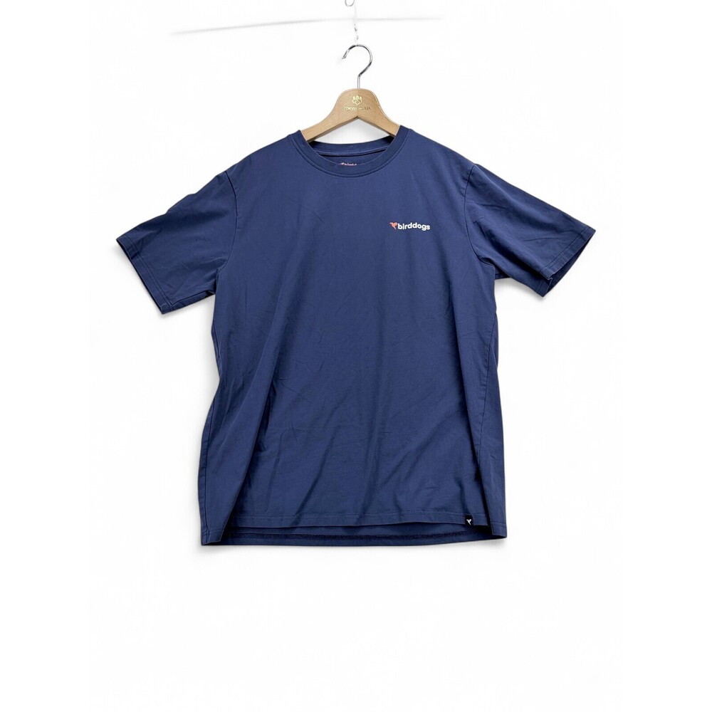Birddogs Women's Navy Logo Tee -‎ Cotton Blend L